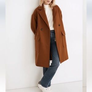 Madewell Double-Breasted Averdon Coat